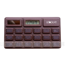 Promotion Gift 8 chiffres calculatrice en forme de chocolat avec paquet spécial (LC595)